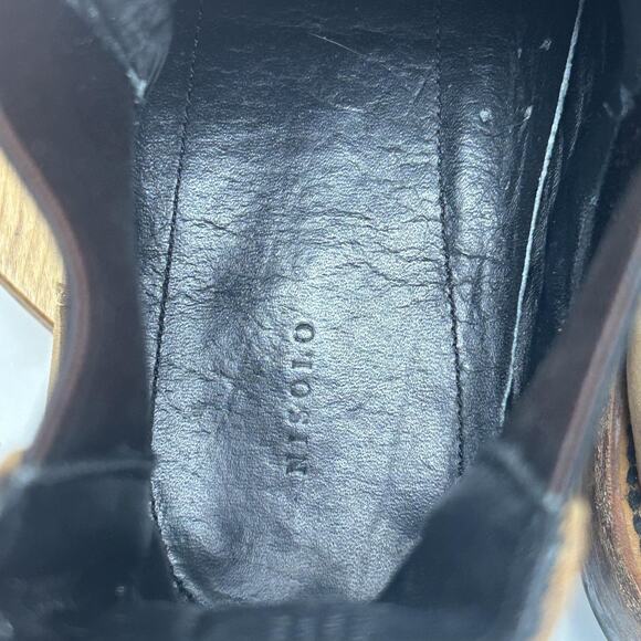 Nisolo Boots Mens 9 Marco Everyday Chelsea Tan Suede Leather Pull On Minimalist - Picture 12 of 13